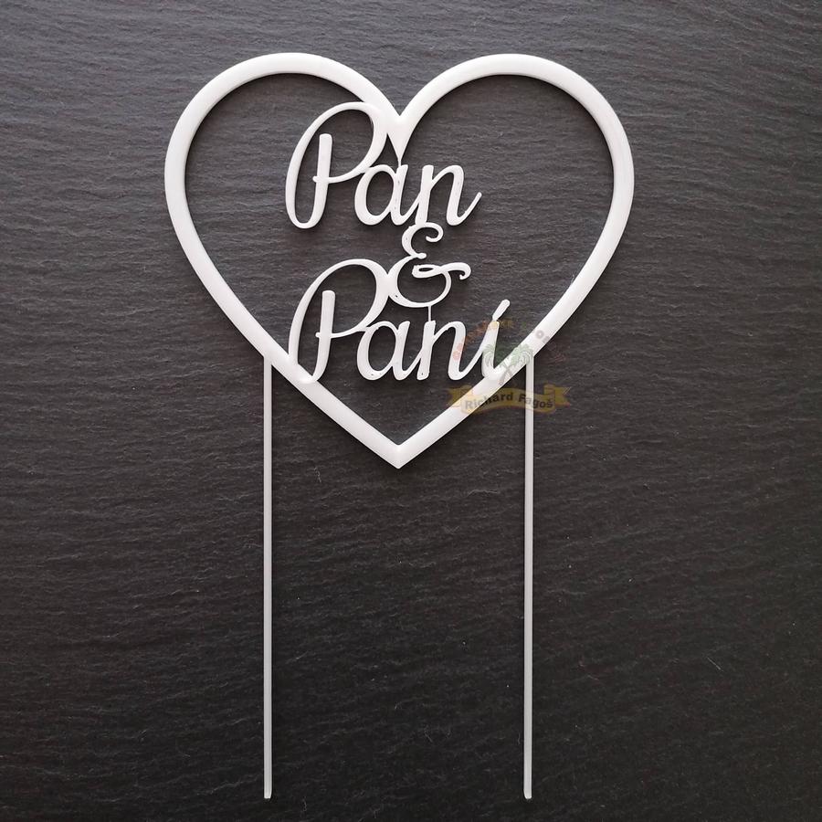 Zápich Pan & Paní bílý