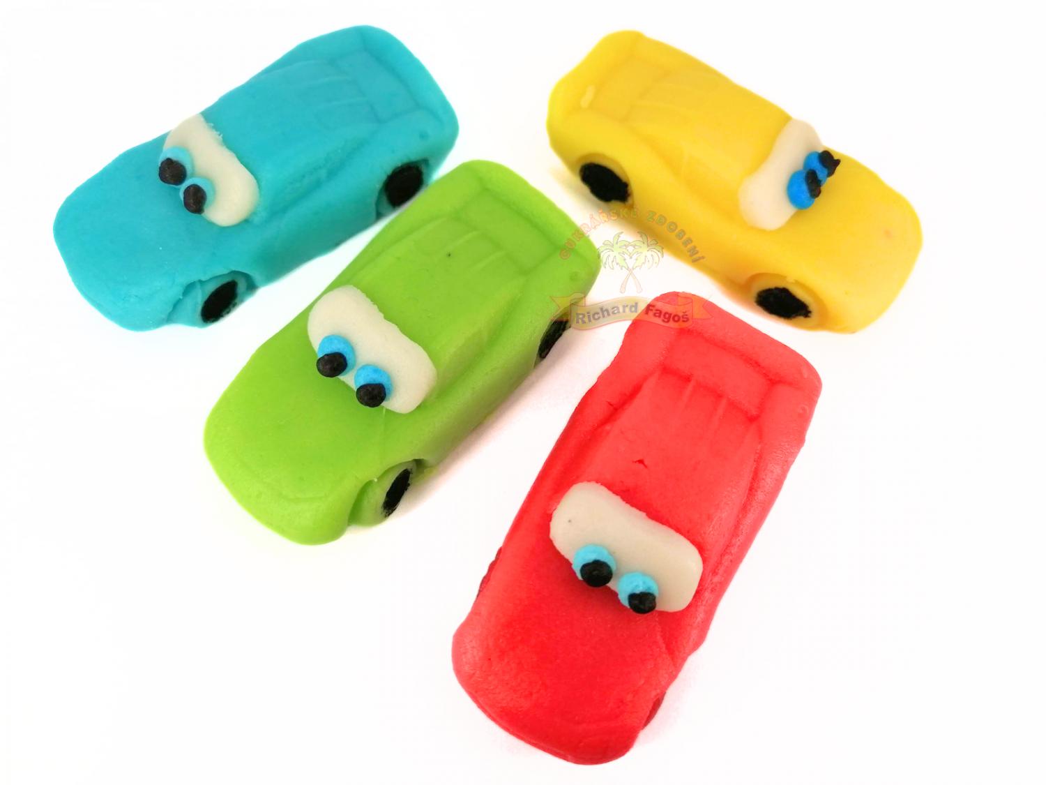Jedlá figurka 4 - Závodní autíčko modré