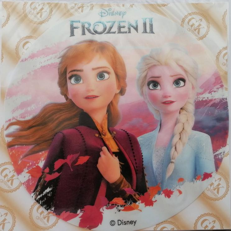 Obrázek na dort (20cm) - Ledové království Elsa 1