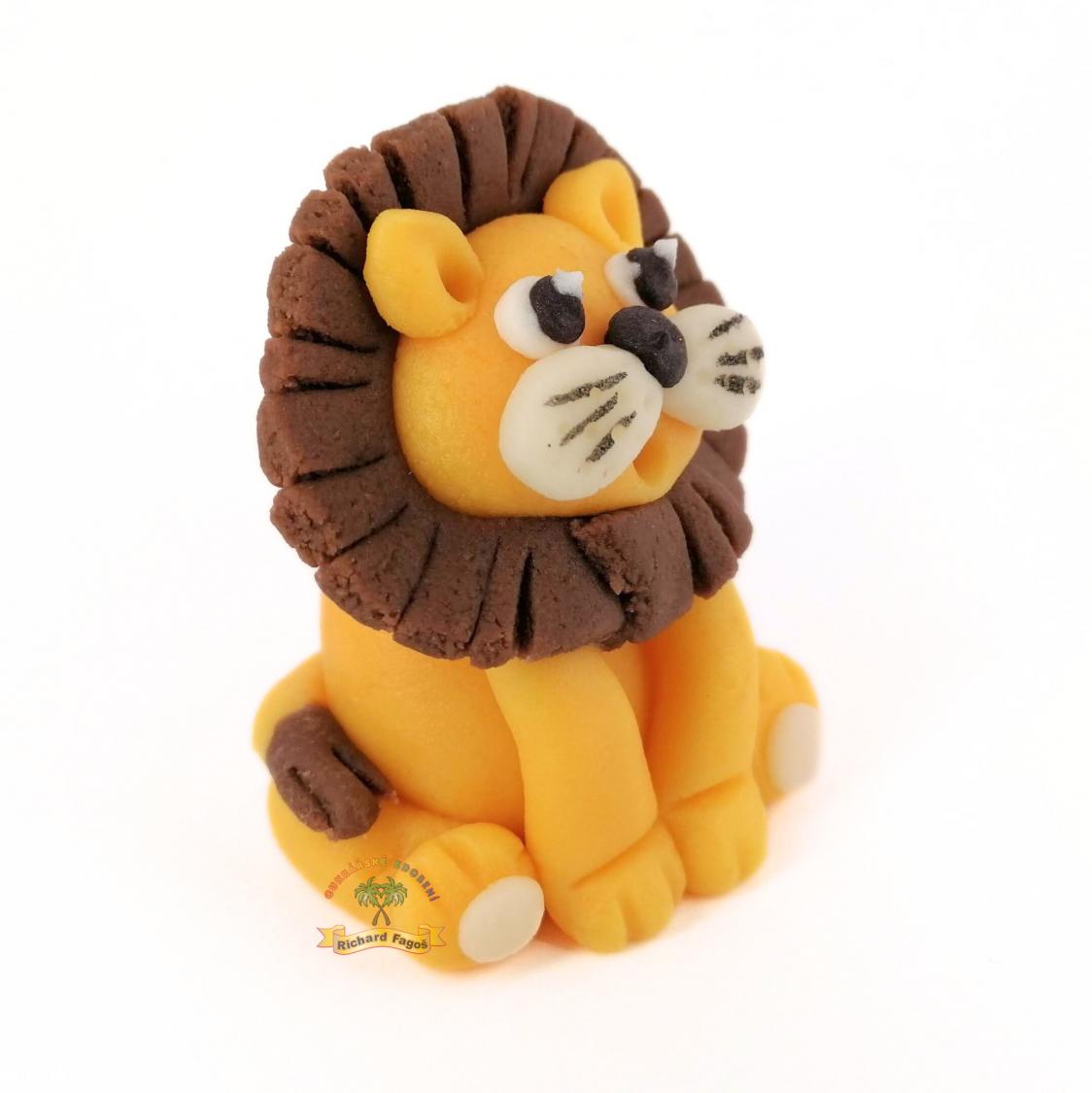 Figurka 3D 60g (lev, lvíček)