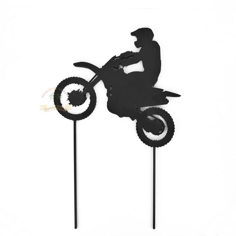 Zápich Motorkář černý