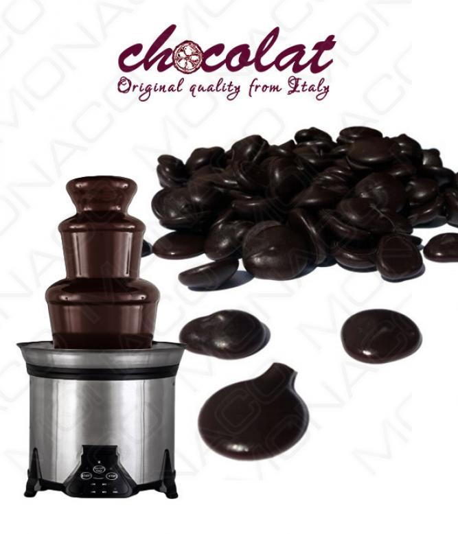 Čokoláda hořká 62% BLEND Ecuador/Ghana i do fontán 250g