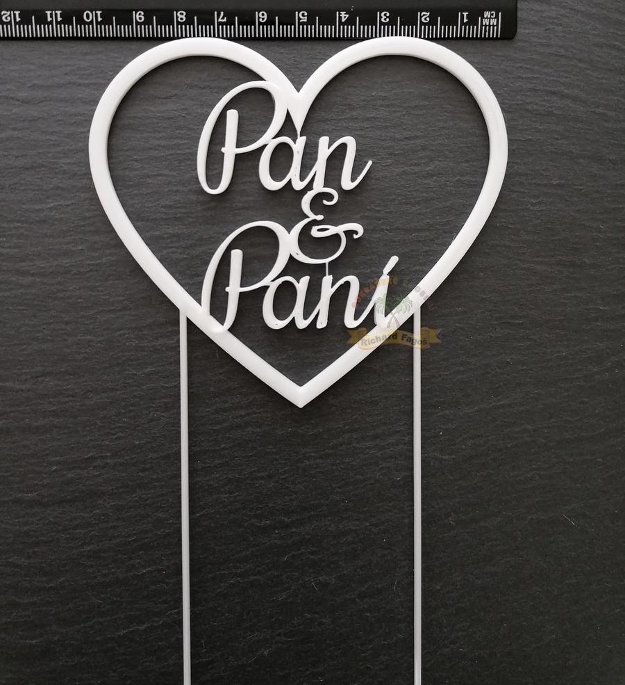 Zápich Pan & Paní bílý