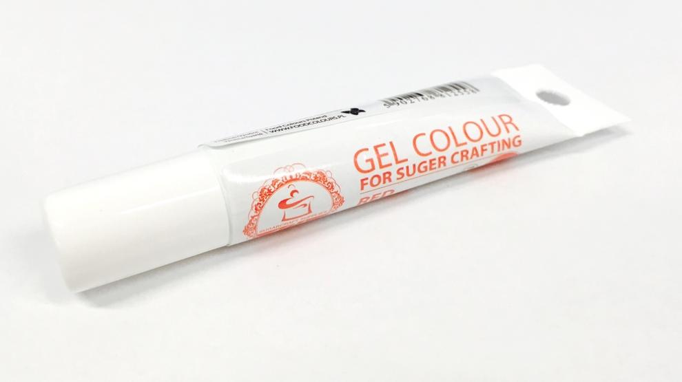 Gelová barva Food Colours tuba 20 g červená