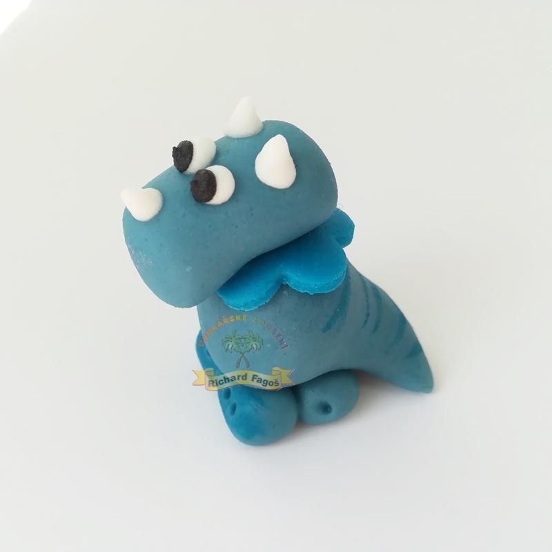 Modelovaná postavička 2 - Dinosaurus modrý