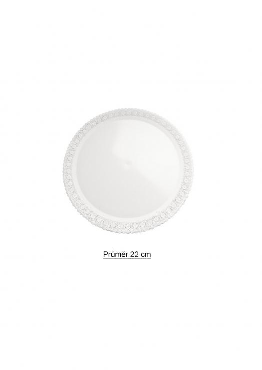 Podložka plastová kulatá 22 cm