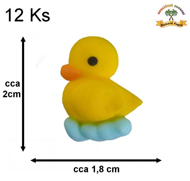 Velikonoční cukrové ozdoby 1 Kačenky žluté